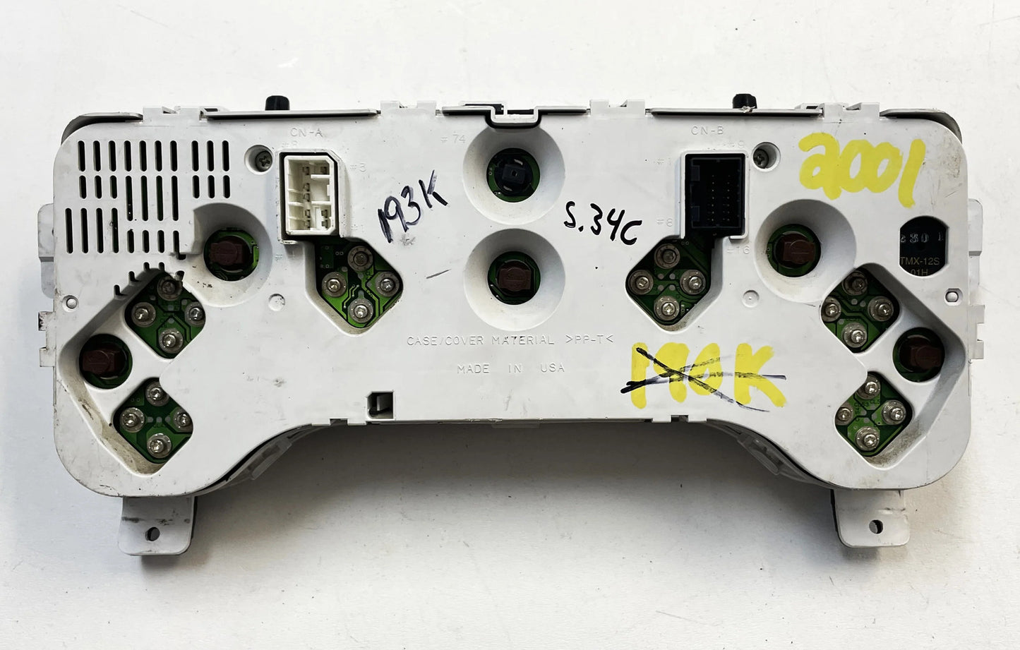 01-02 Jeep TJ Dash Cluster Gauges 56009170AF Wrangler Gauge Speedometer 193k