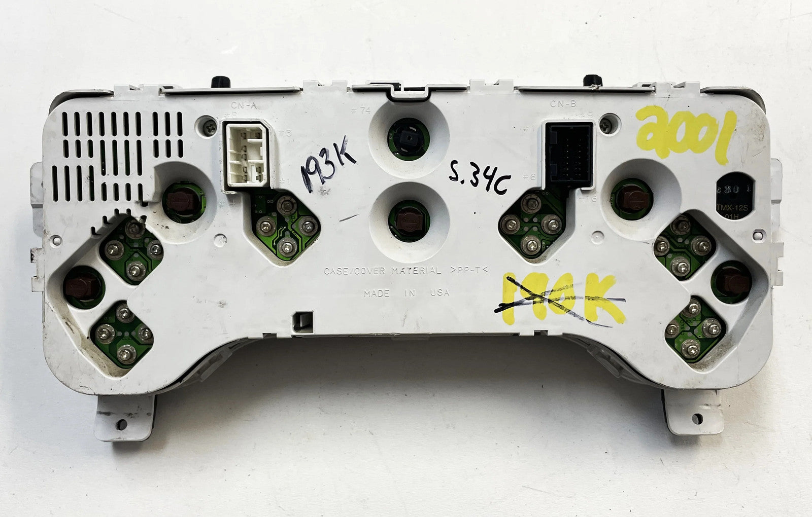 01-02 Jeep TJ Dash Cluster Gauges 56009170AF Wrangler Gauge Speedometer 193k