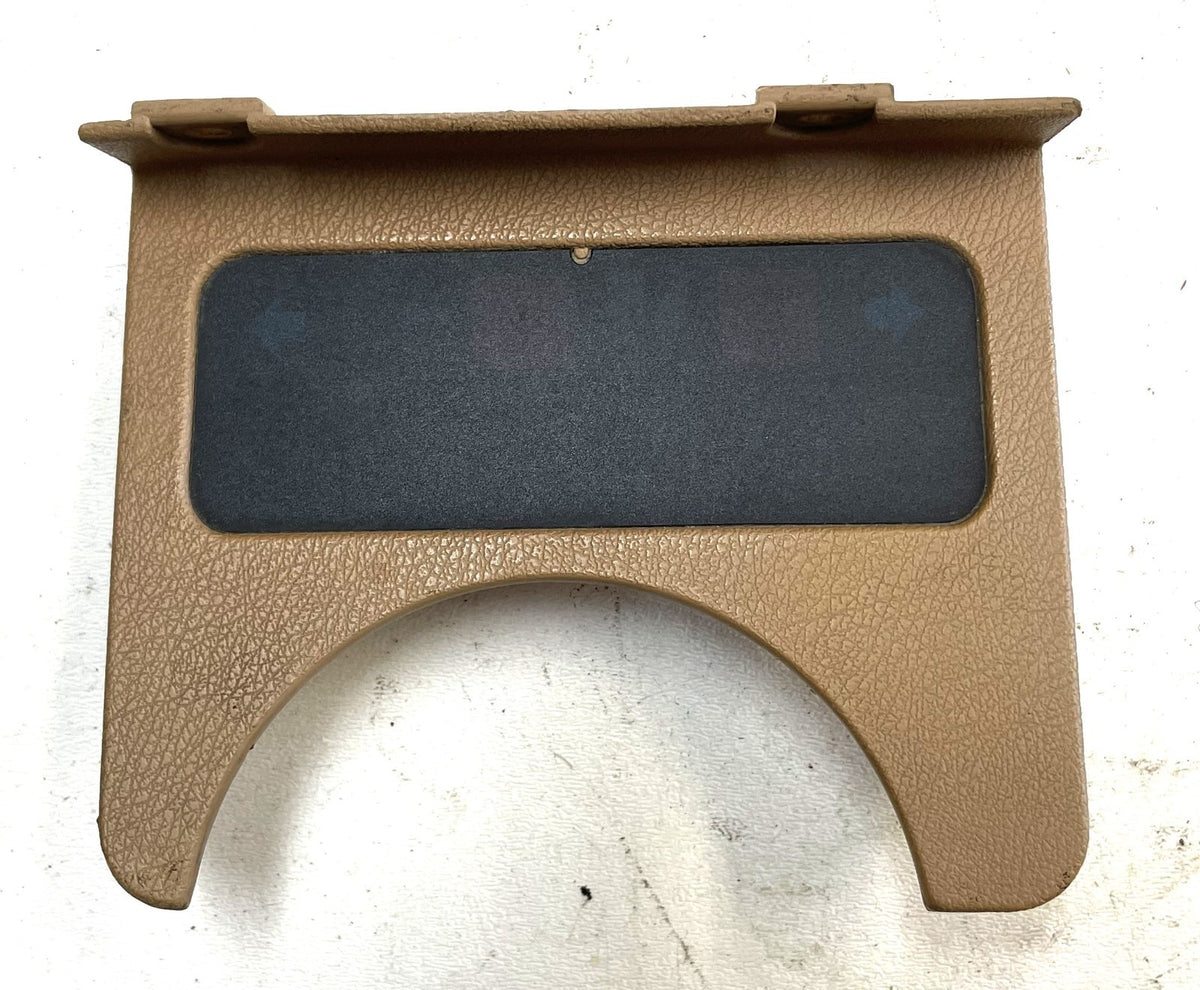 Jeep YJ warning light dash trim bezel 87-91 Wrangler trouble spice tan