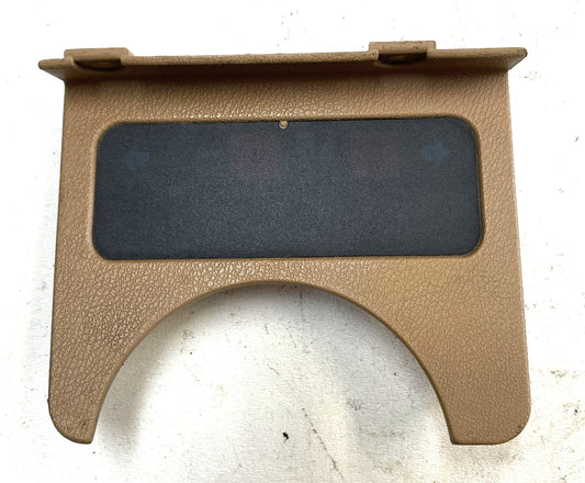 Jeep YJ warning light dash trim bezel 87-91 Wrangler trouble spice tan