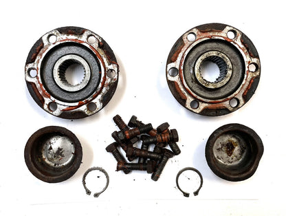 Jeep CJ dana 30 drive flanges front axle hub CJ5 CJ7 72-80 Quadratrac 27 spline