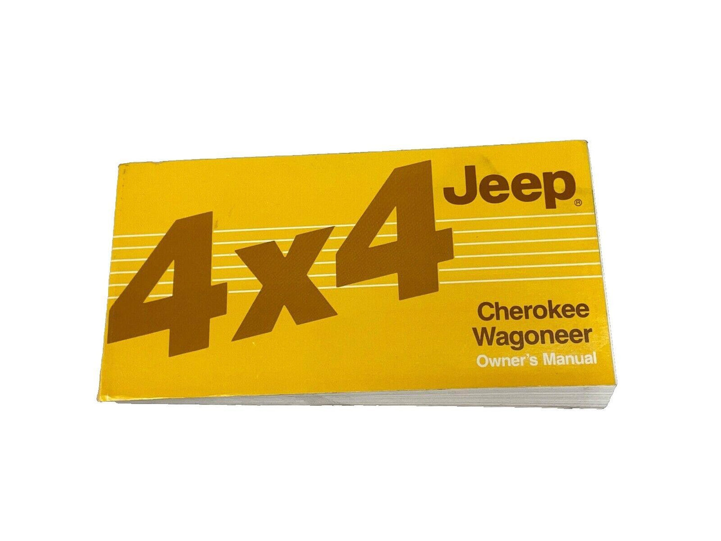 Jeep XJ Cherokee 1986 Owners Manual Warranty Maintenance  Guide FREE SHIP