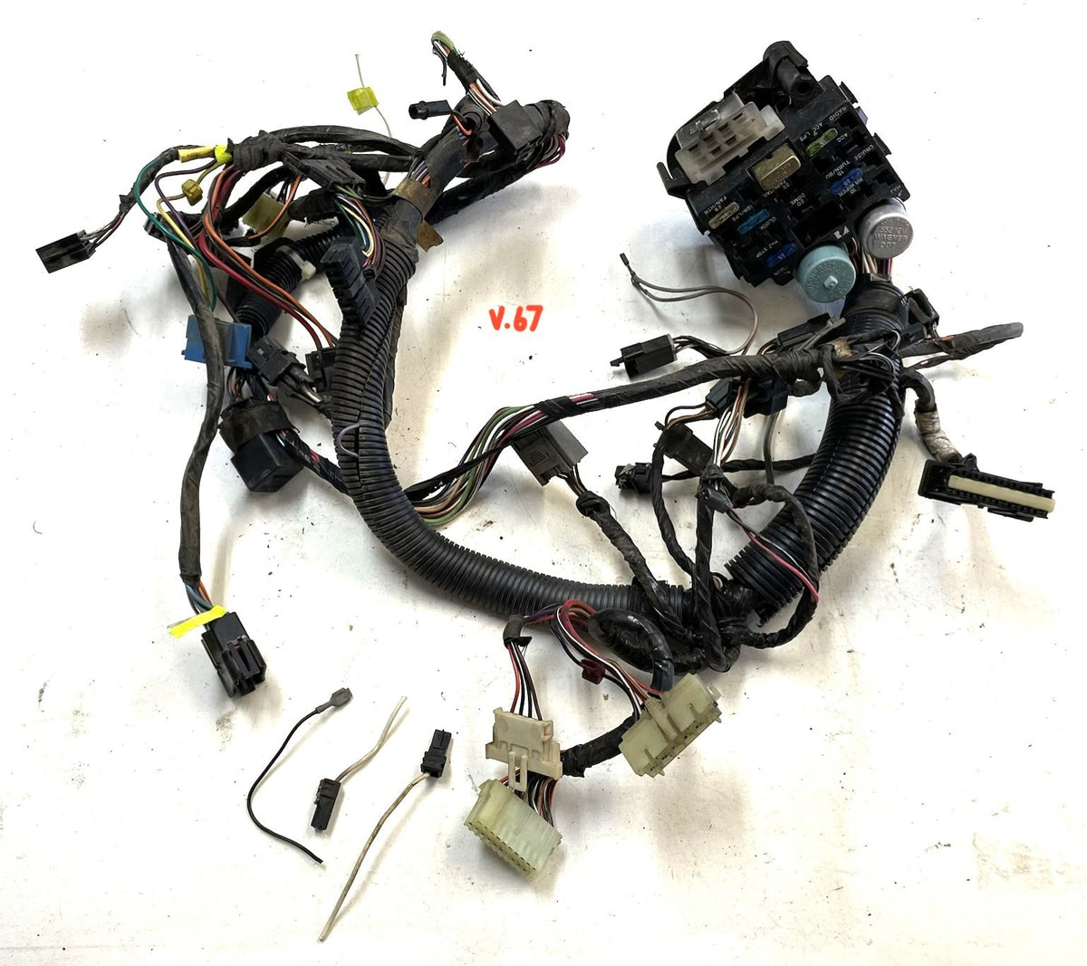 Jeep YJ Dash Wire Harness 92-93 Wrangler Wiring 2.5 4.0 9 pin FREE SHIP!