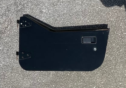 Jeep TJ Wrangler half doors black left right door fits 97-06 agate grey panels