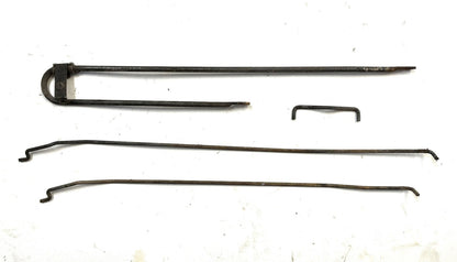 Jeep CJ7 YJ driver side left door rods handle striker lock Wrangler FREE SHIP