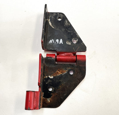 Jeep Wrangler windshield hinge 87-95 YJ left side FACTORY driver side Red
