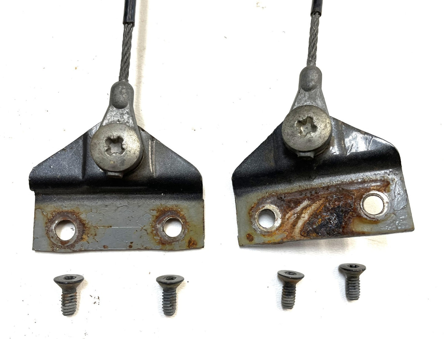 Jeep CJ7 CJ8 tailgate cable brackets tail gate bracket 76-86 FREE SHIPPING