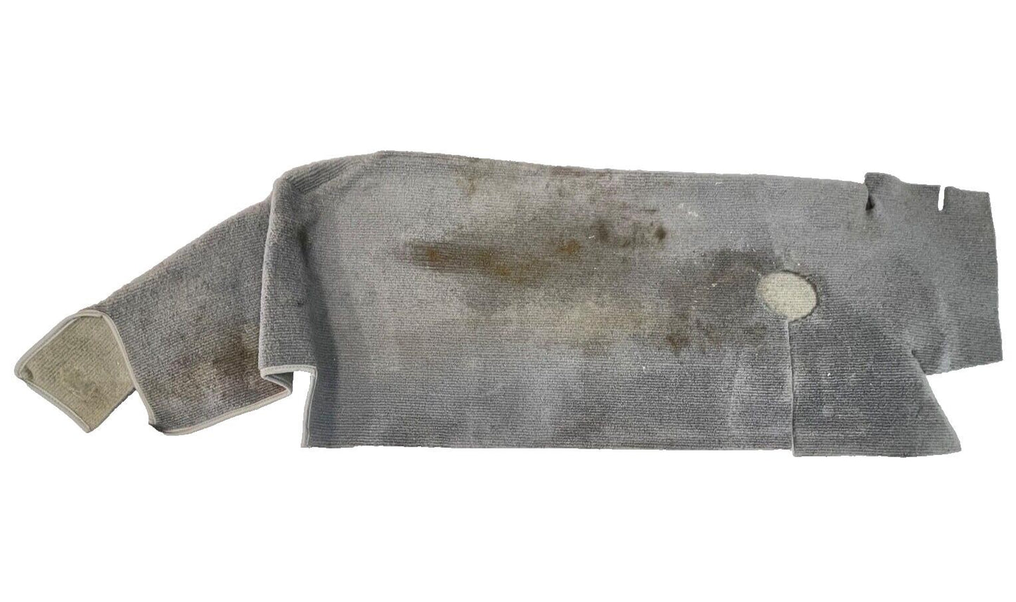 Jeep YJ grey fender wheel well carpet right / left rear wells  87-91 Wrangler