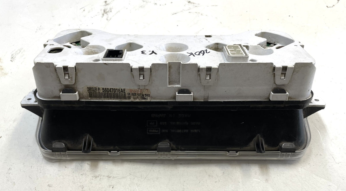 Jeep Wrangler TJ Gauge Cluster 56047016AE Tachometer Speedometer 260k fits 03 04