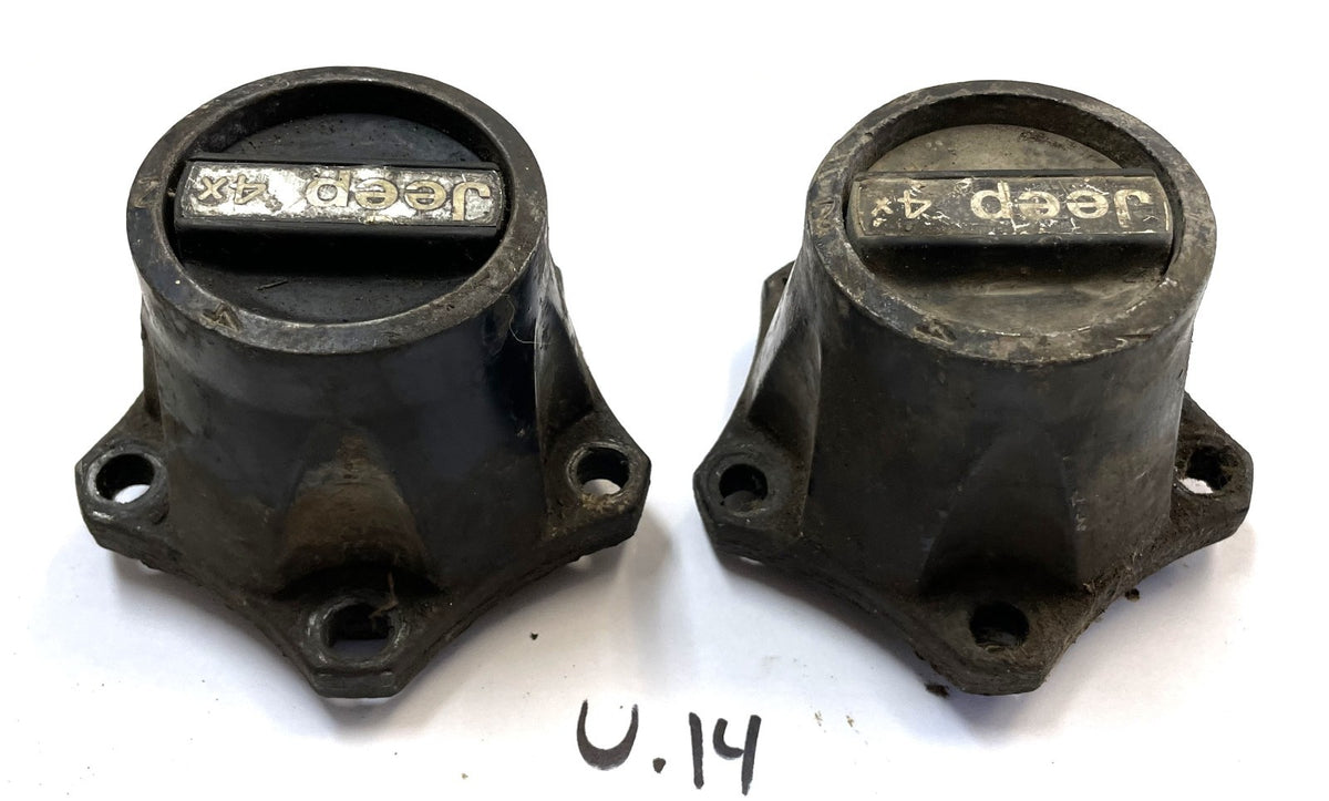 Jeep CJ 5 bolt hubs fits 81-86 CJ5 CJ7 CJ8 DANA 30 Stock locking front axle !!