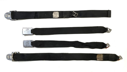 Jeep YJ CJ Rear seat lap belts back seat belt CJ5 CJ7 CJ8 Wrangler Black