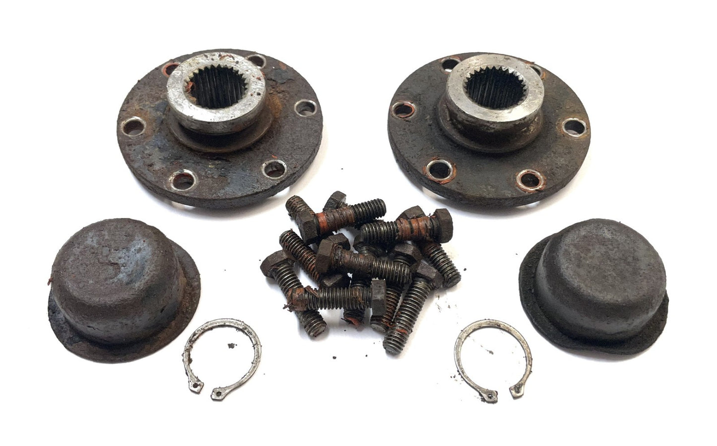 Jeep CJ dana 30 drive flanges front axle hub CJ5 CJ7 72-80 Quadratrac 27 spline