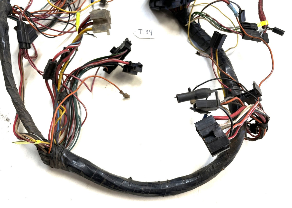 82 Jeep CJ5 CJ7  dash wiring harness gauge panel fuse block READ DESCRIPTION