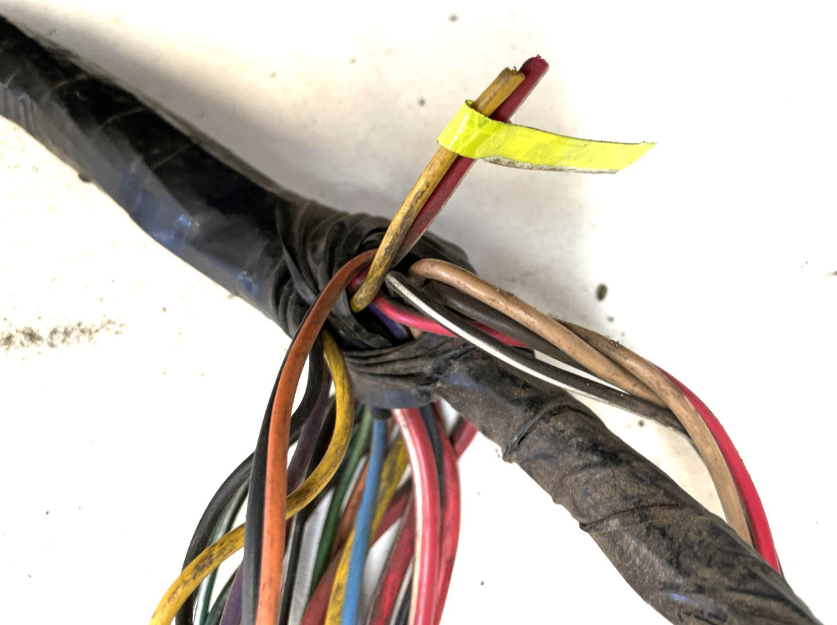 82 Jeep CJ5 CJ7  dash wiring harness gauge panel fuse block READ DESCRIPTION