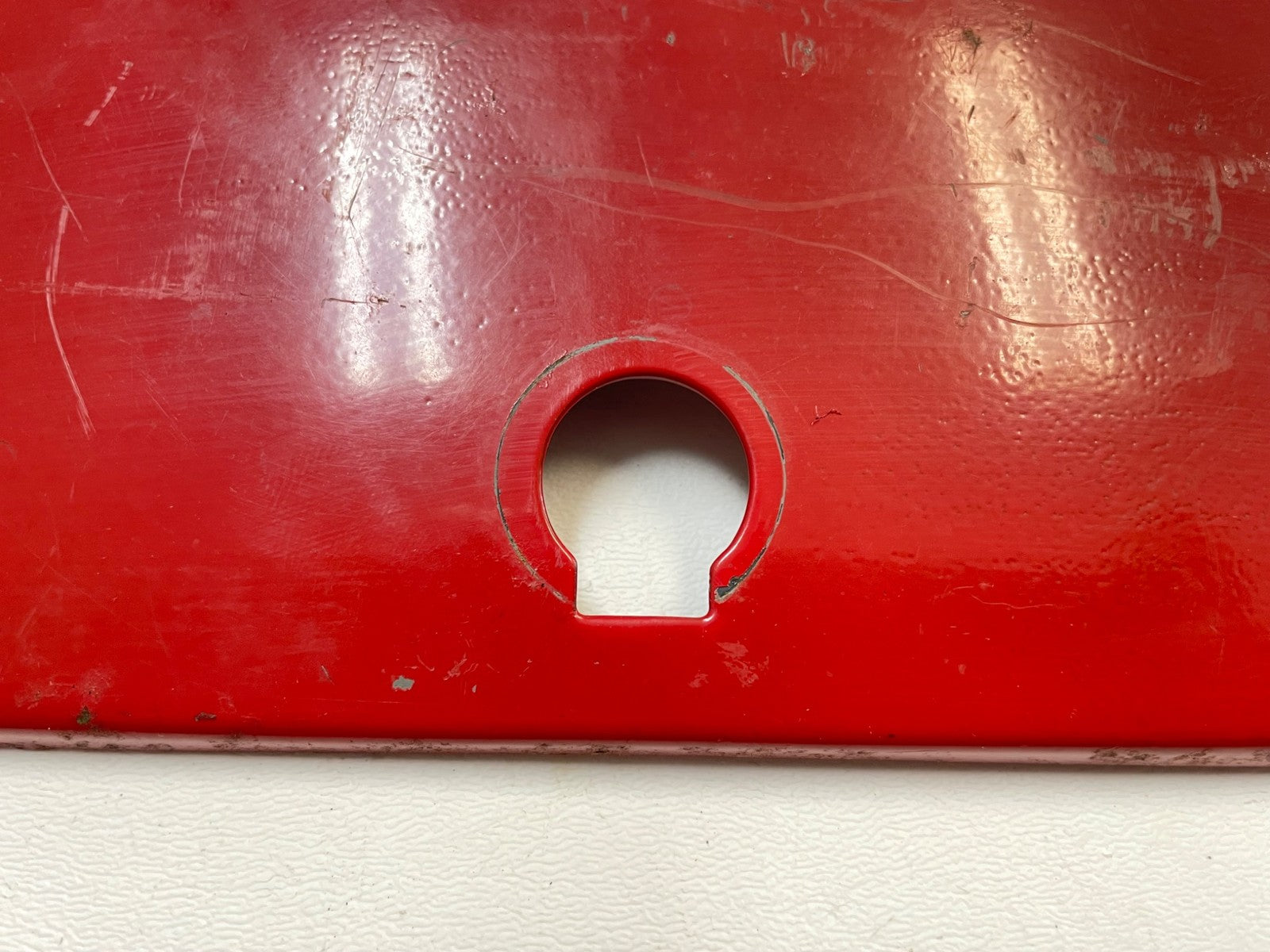 Jeep CJ glove box lid door CJ5 CJ7 CJ8 72-82 push button latch Red