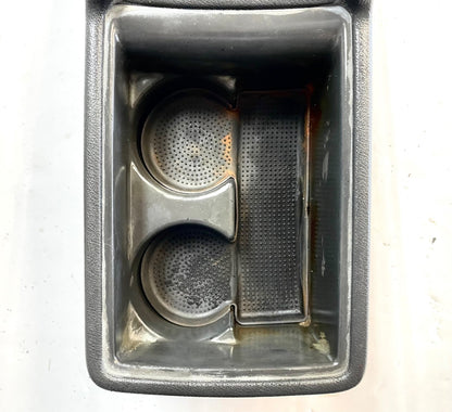 Jeep YJ Center Console factory Dark Grey Wrangler 91-95 MISSING LID