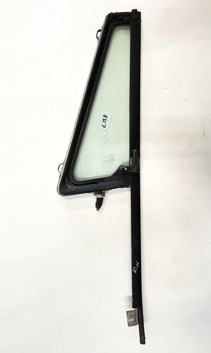 Jeep CJ7 YJ wing window Full Hard Door Vent Passenger Wrangler Black 82-95 right