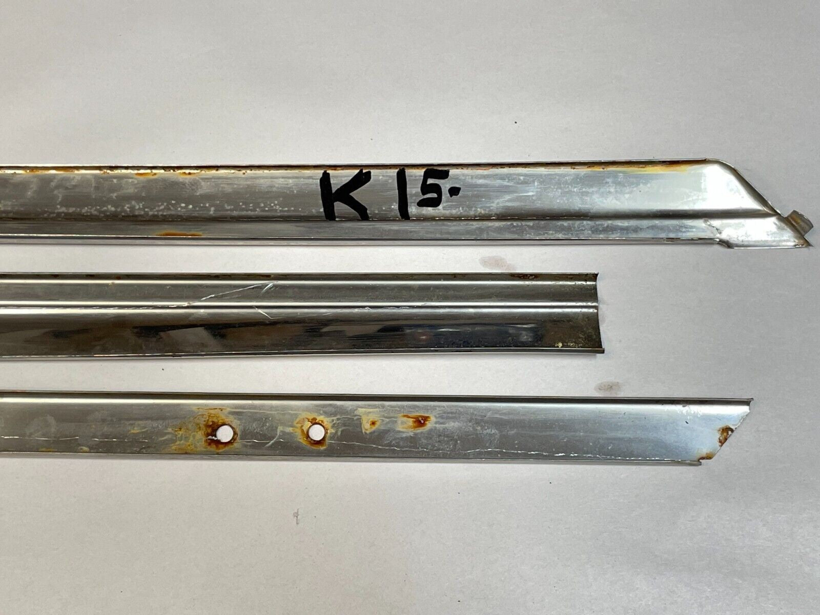 Jeep chrome driver front door window trim Cherokee Wagoneer FSJ FREE SHIPPING!