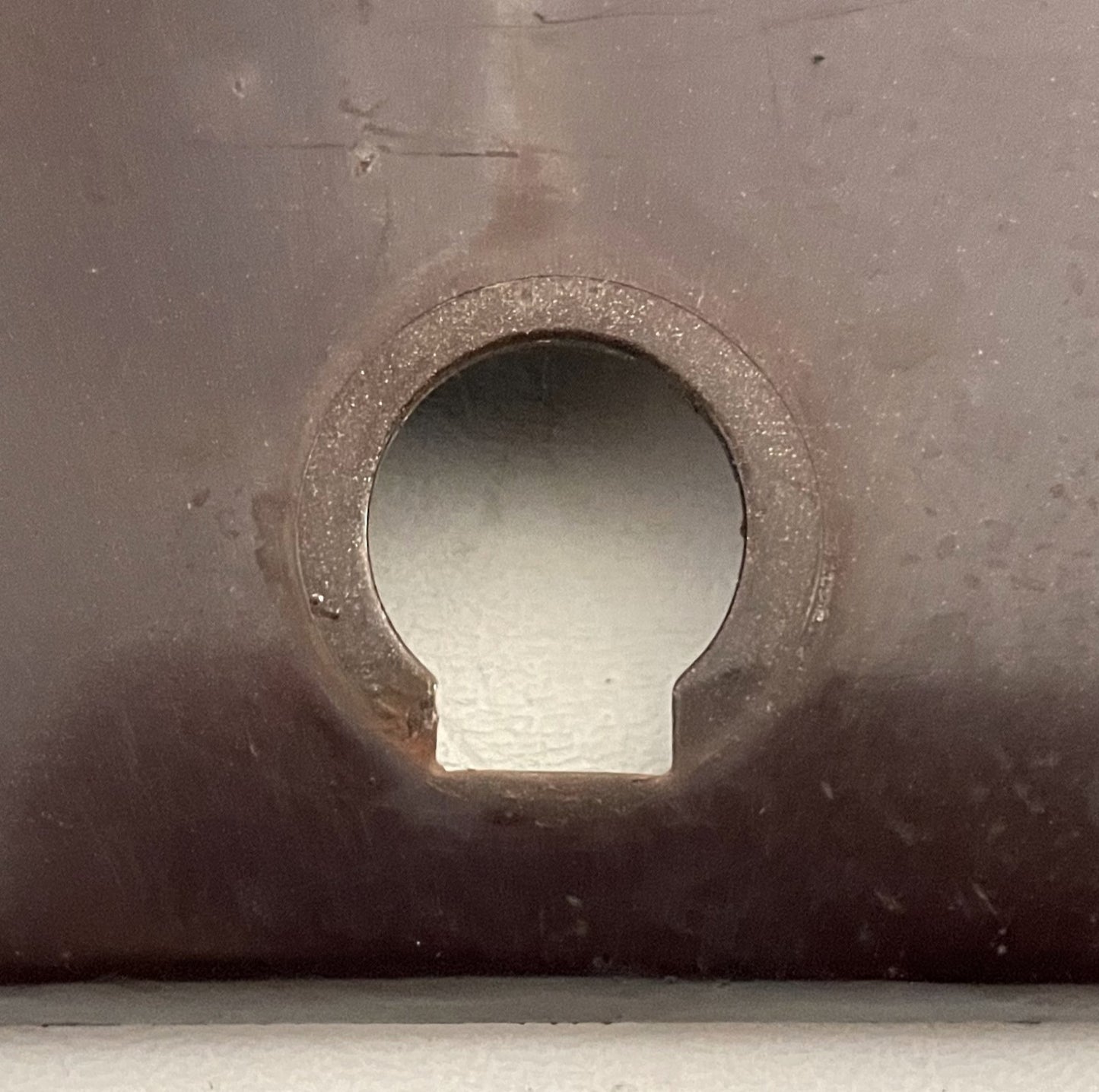 Jeep CJ glove box door lid CJ5 CJ7 CJ8 72-82 push button latch brown