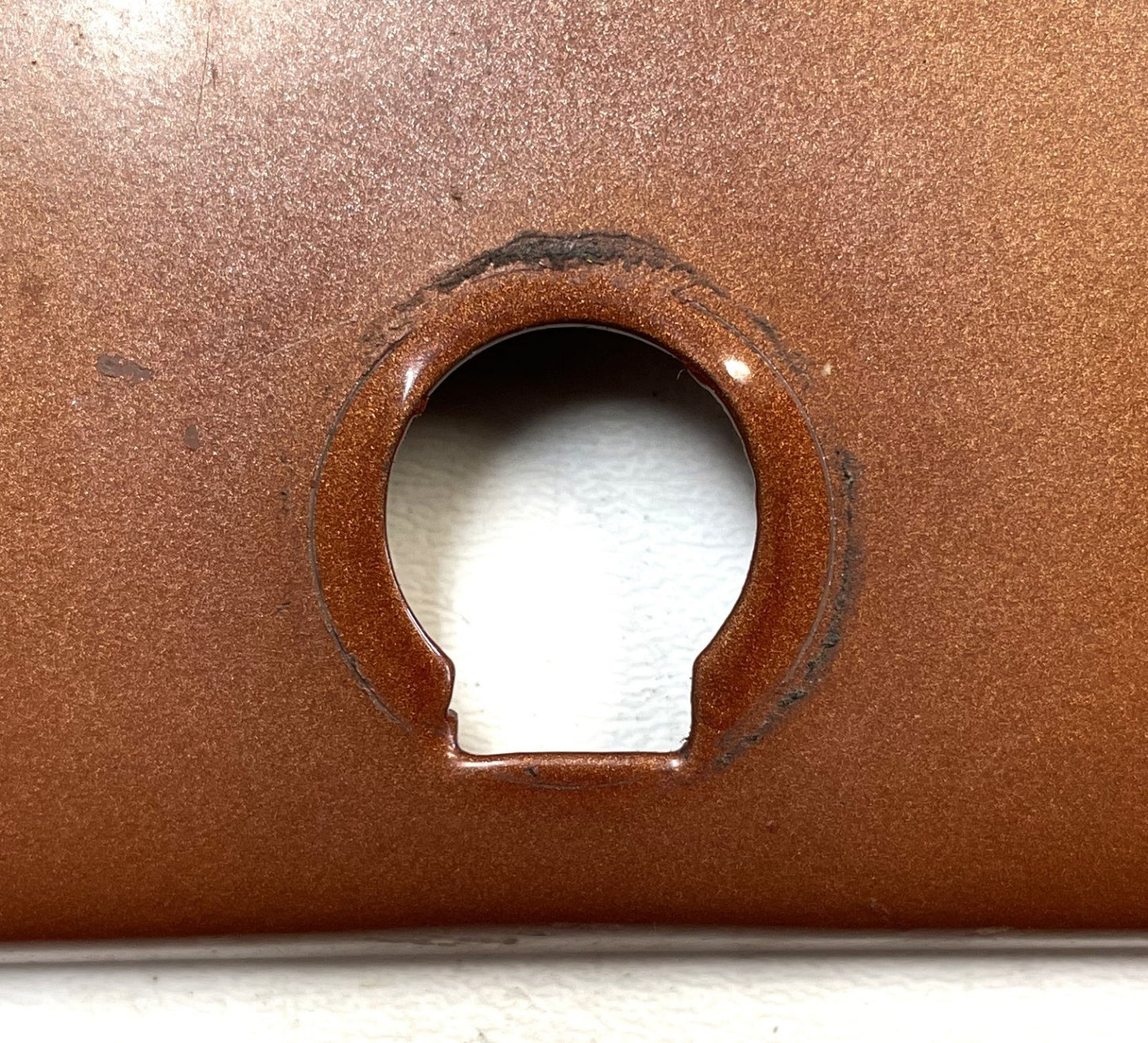 Jeep Glove box Door CJ5 CJ7 CJ8 CJ AMC Factory metal dash copper brown metallic