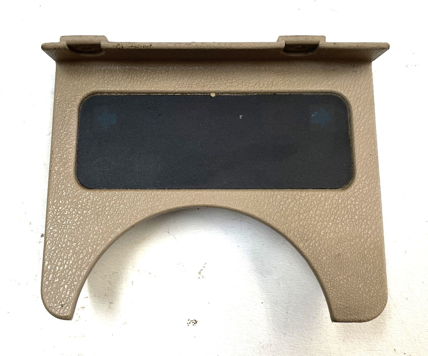 Jeep YJ warning light dash trim bezel 87-91 Wrangler trouble lights sand tan