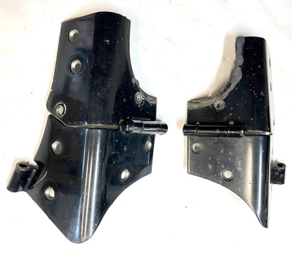 Jeep TJ windshield hinges fits 97-06 Wrangler Left Right Hinge black
