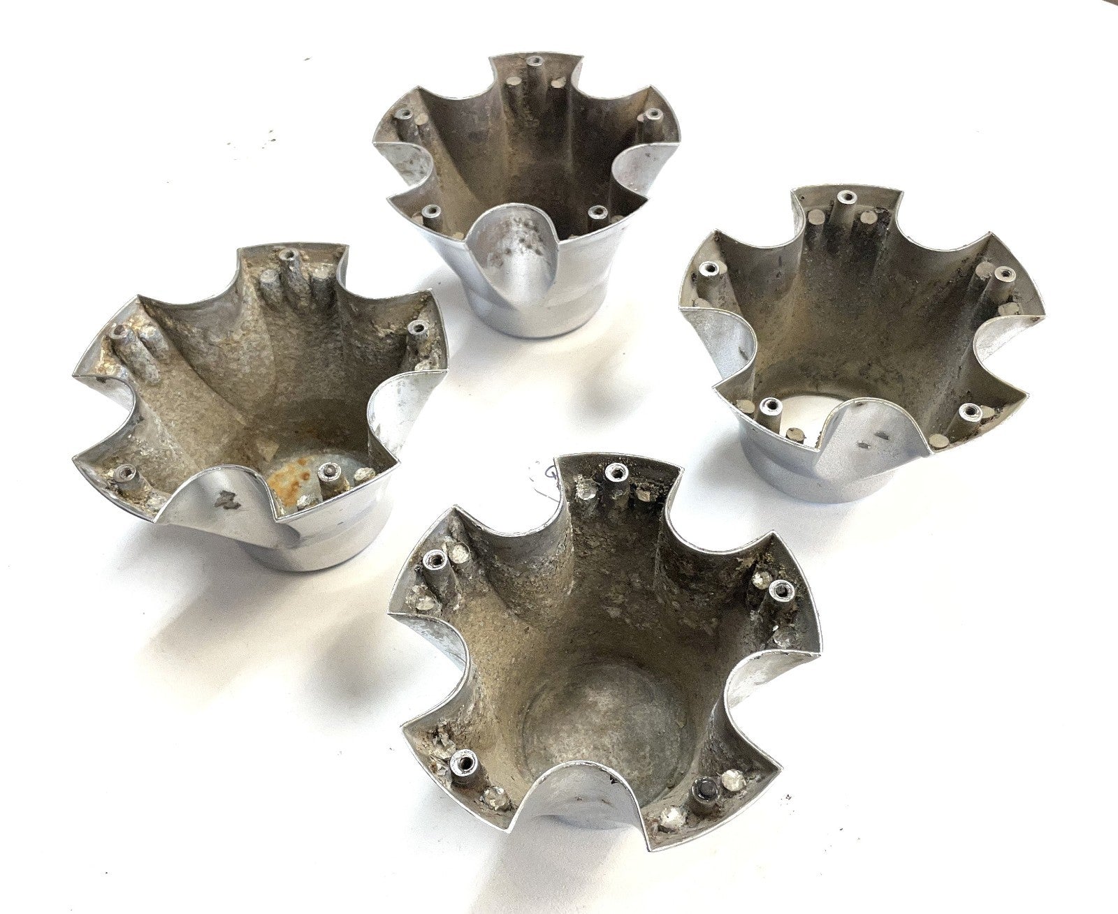 Jeep CJ Center Caps CJ5 CJ7 FACTORY Chrome Wheel Centers Laredo Cap FREE SHIP!