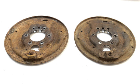 Jeep CJ5 Jeepster brake drum backing plate left right front back 10" brakes C101