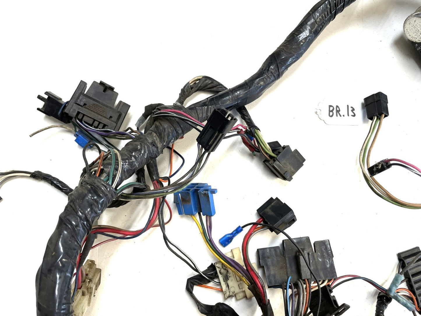 Jeep YJ Wrangler Dash wiring harness fits 87-90 wire fuse block gauges column