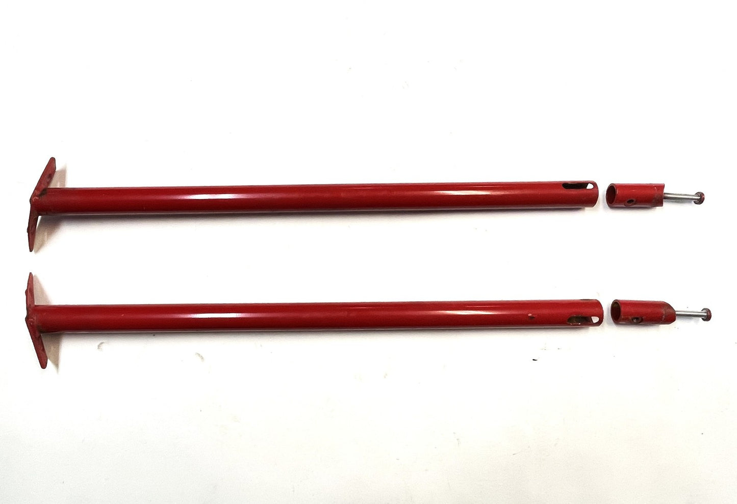 Jeep YJ Wrangler Red Roll Bar Extensions Forward Bars Mount Bolts Free Shipping!