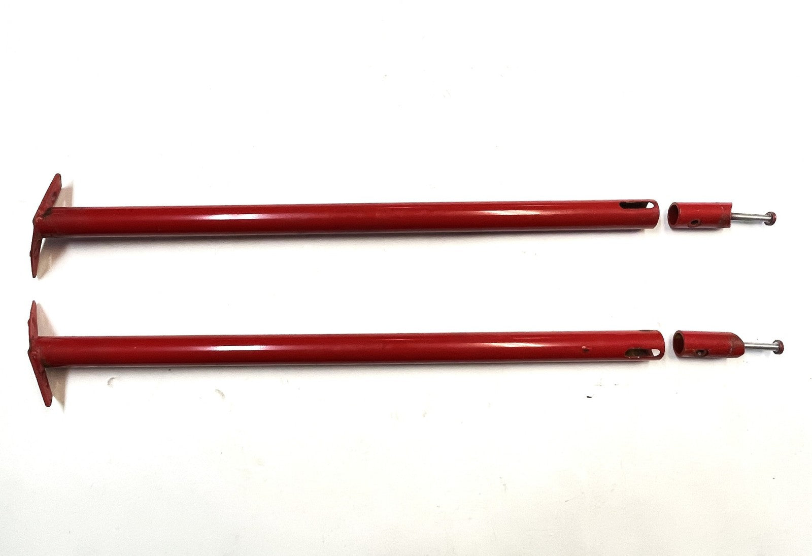 Jeep YJ Wrangler Red Roll Bar Extensions Forward Bars Mount Bolts Free Shipping!
