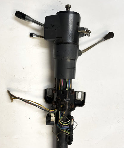 Jeep YJ Tilt Automatic Steering Column grey trim 87-95 Wrangler BOLT IN READY