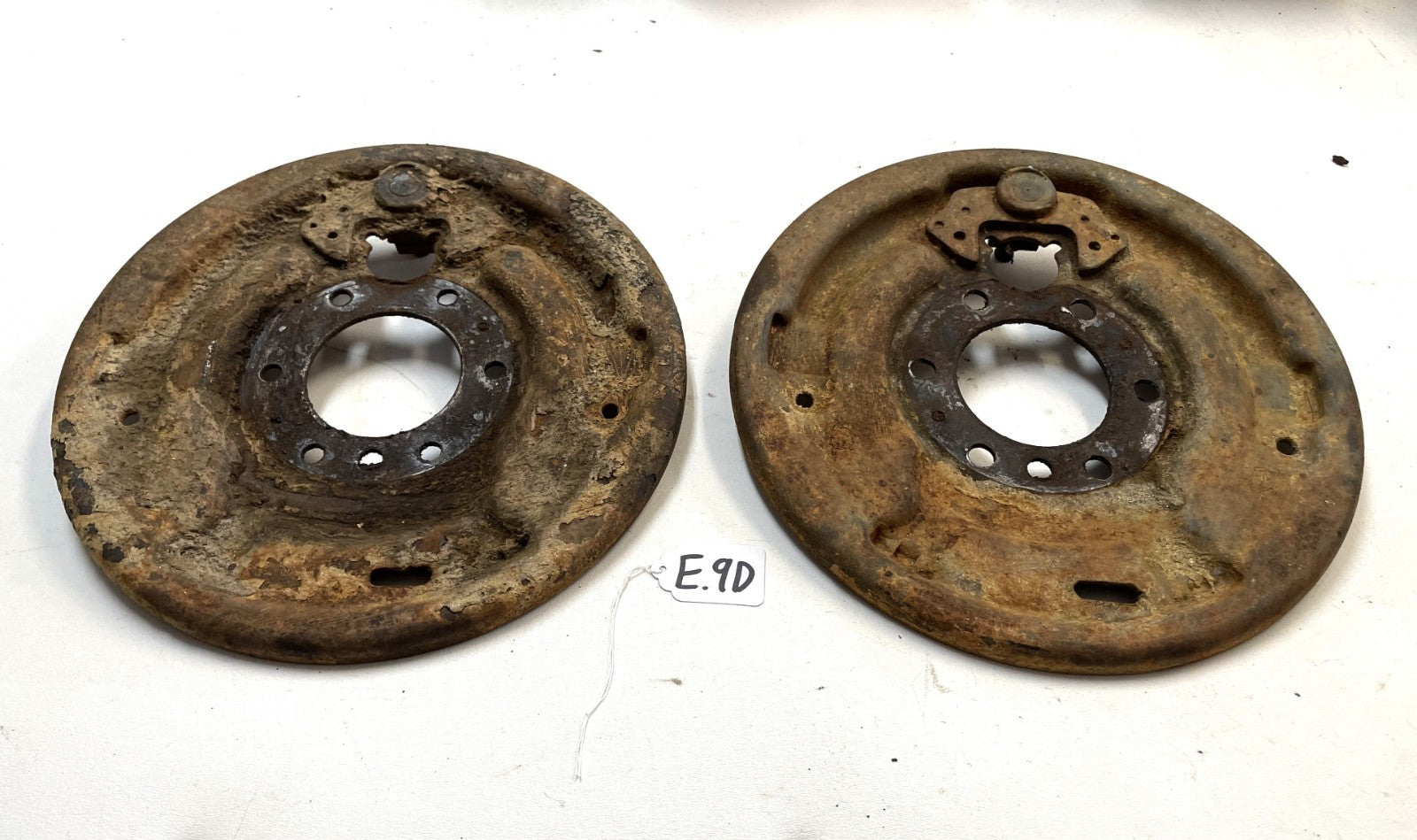 Jeep CJ5 Jeepster brake drum backing plate left right front back 10" brakes C101