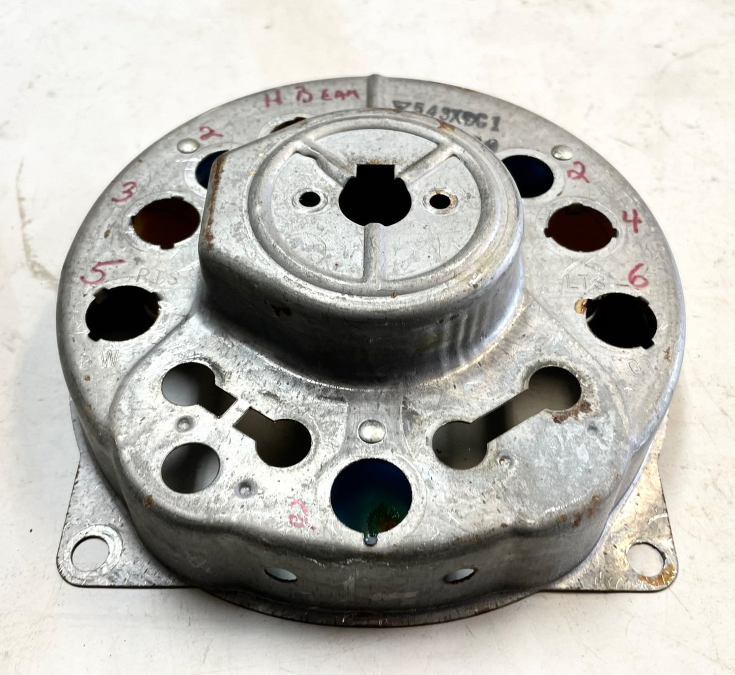 Jeep CJ Speedometer metal Case CJ5 CJ7 CJ8 Fuel Temperature Gauge back Housing