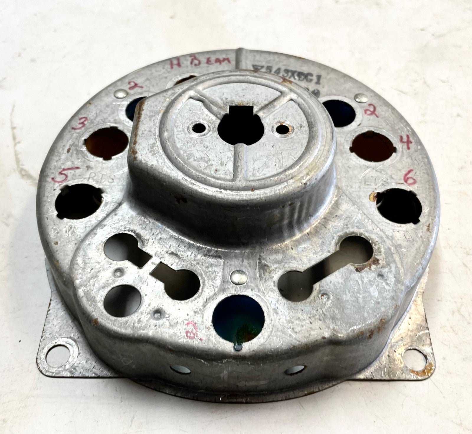 Jeep CJ Speedometer metal Case CJ5 CJ7 CJ8 Fuel Temperature Gauge back Housing