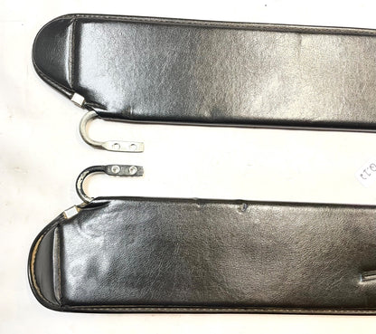 Jeep YJ factory dark gray sun visors grey 87-95 Wrangler FREE SHIPPING
