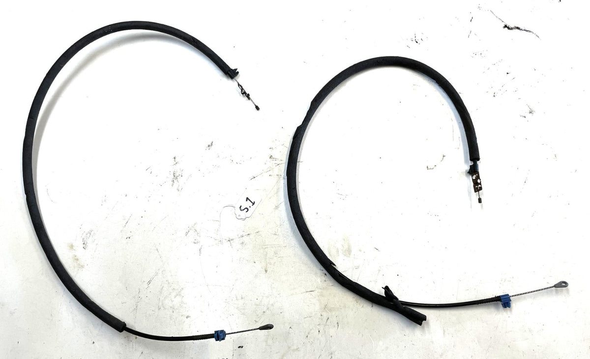 Jeep YJ Wrangler Heater Cable  BLUE and Black clips Vent Control 87-95 FREE SHIP