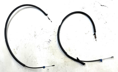 Jeep YJ Wrangler Heater Cable  BLUE and Black clips Vent Control 87-95 FREE SHIP