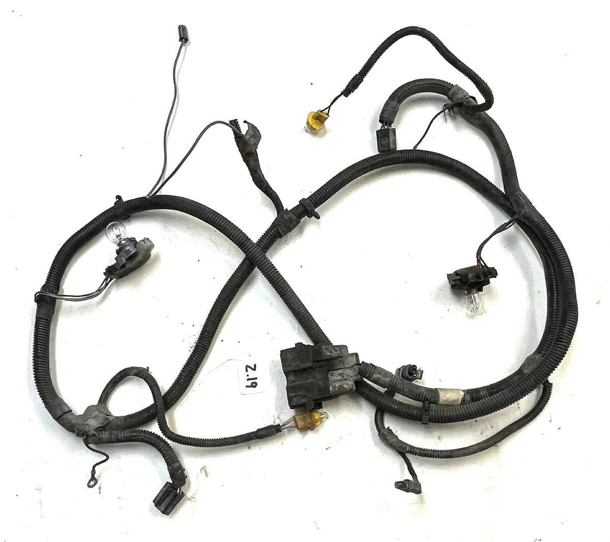 Jeep YJ Wrangler wiring headlight turn signal wire harness grill 87-93 FREE SHIP