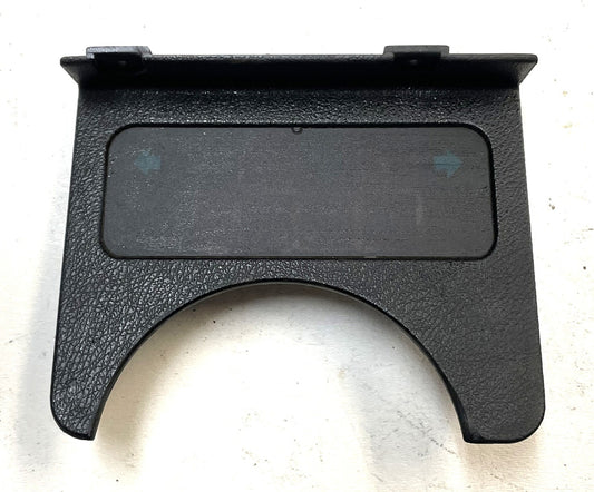 Jeep YJ black warning light dash trim bezel Wrangler trouble light column Laredo