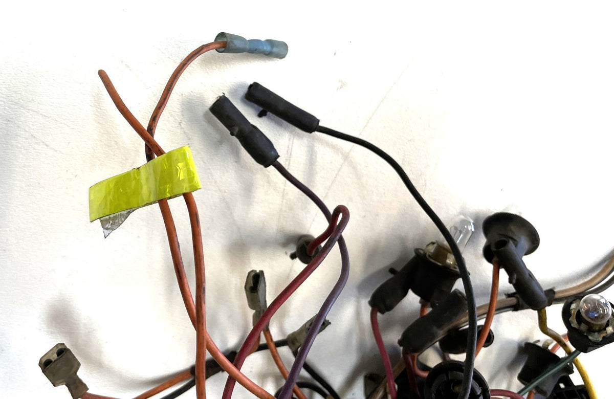 82 Jeep CJ5 CJ7  dash wiring harness gauge panel fuse block READ DESCRIPTION