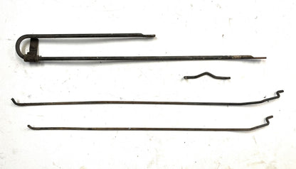 Jeep CJ7 YJ driver side left door rods handle striker lock Wrangler FREE SHIP
