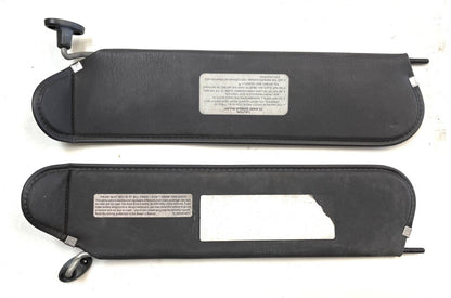 Jeep TJ Agate sun visors left right pair dark grey 97-02 Wrangler!!
