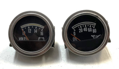 Jeep CJ Oil Pressure Volt Gauge Factory Faria CJ5 CJ7 CJ8 AMC Gauges Battery!!