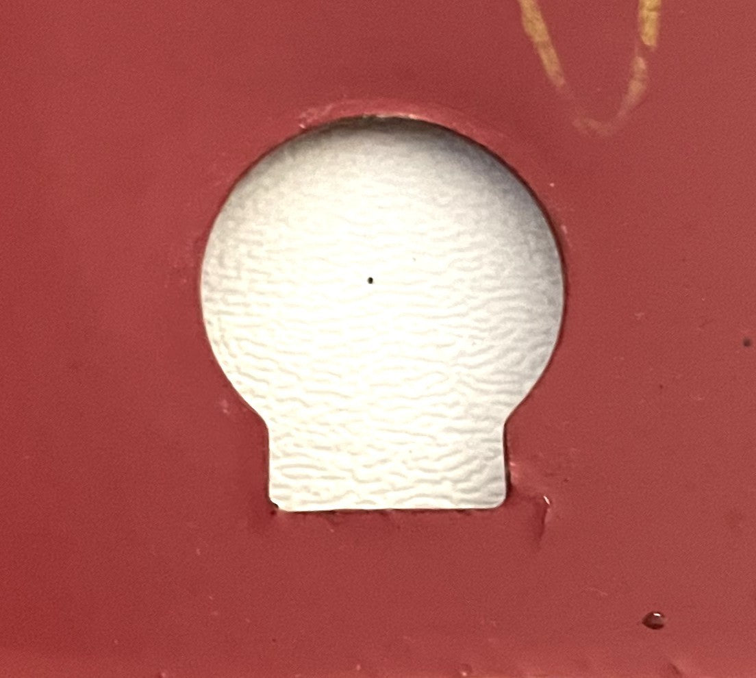Jeep CJ glove box door lid CJ5 CJ7 CJ8 72-82 push button latch Red