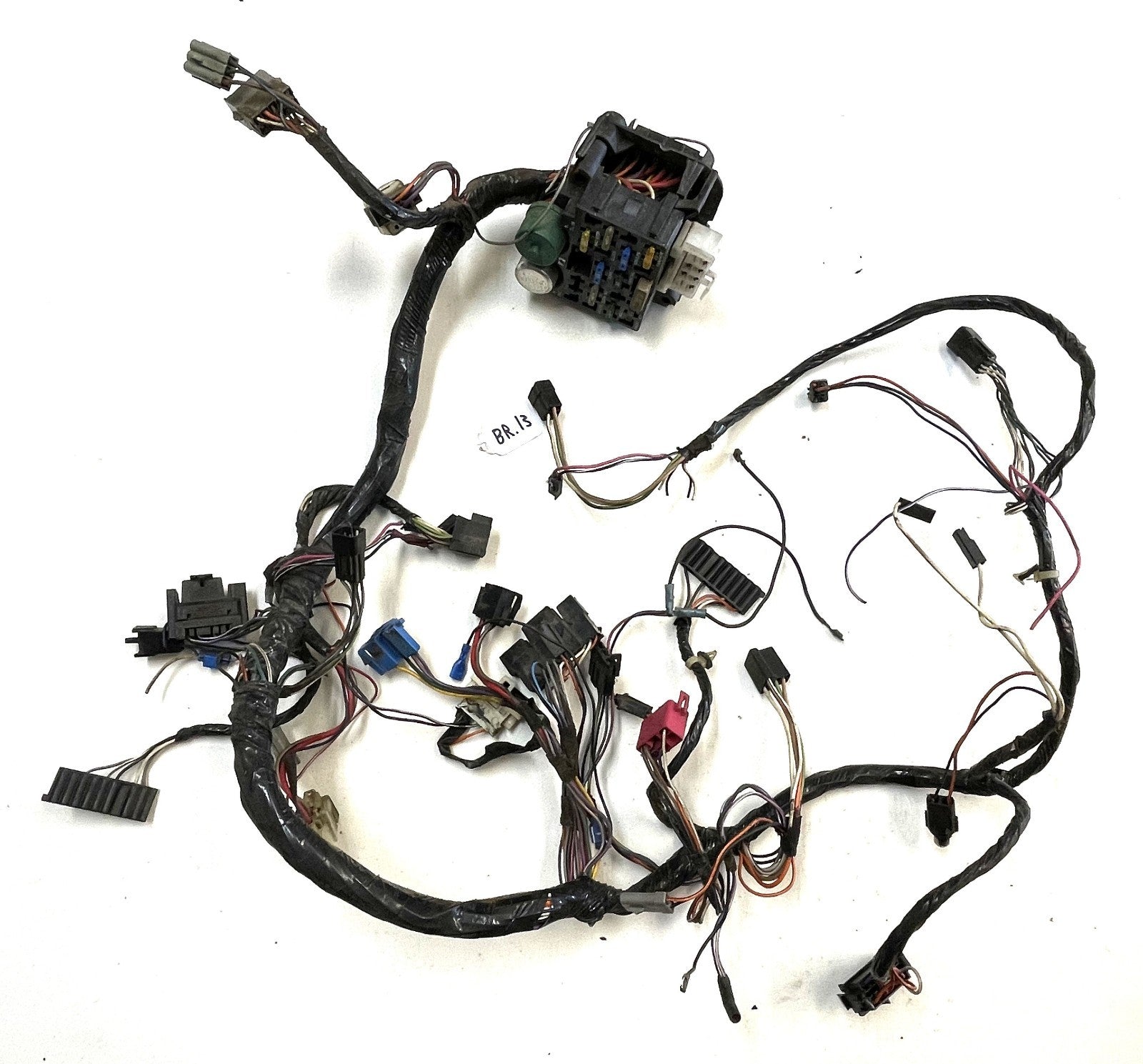 Jeep YJ Wrangler Dash wiring harness fits 87-90 wire fuse block gauges column