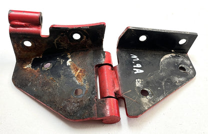 Jeep Wrangler windshield hinge 87-95 YJ left side FACTORY driver side Red