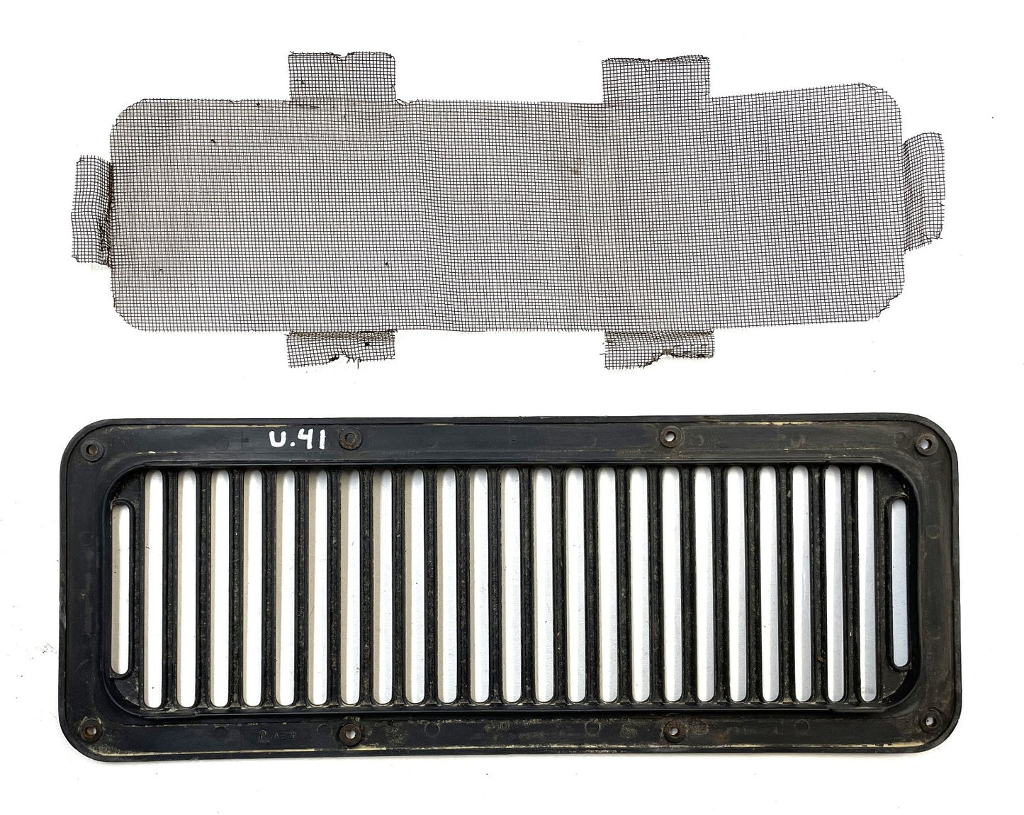 Jeep 8 Hole cowl vents w/ screen 87-95 YJ Wrangler black FREE SHIPPING