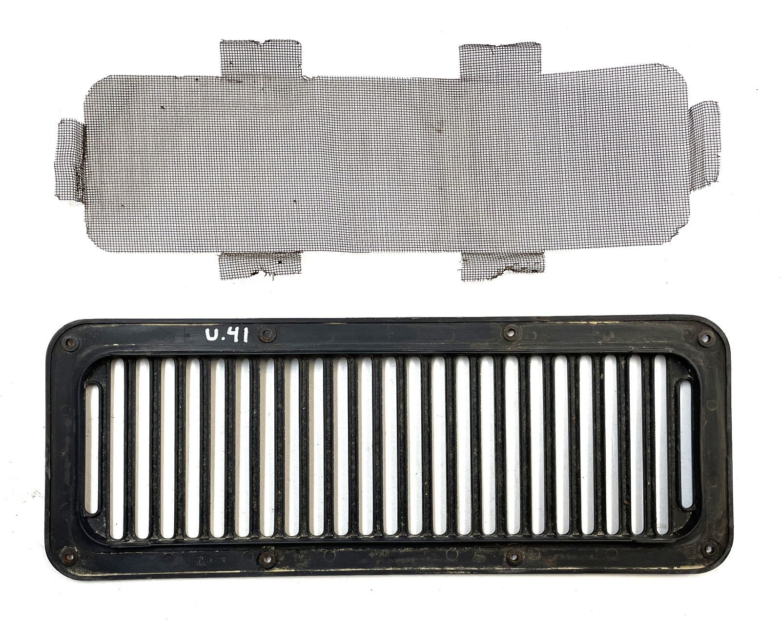 Jeep 8 Hole cowl vents w/ screen 87-95 YJ Wrangler black FREE SHIPPING