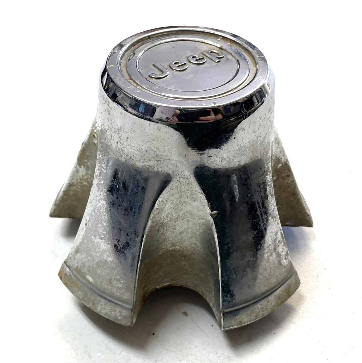 Jeep CJ Factory Chrome Back Wheel Center Cap CJ5 CJ7 CJ8 AMC Laredo